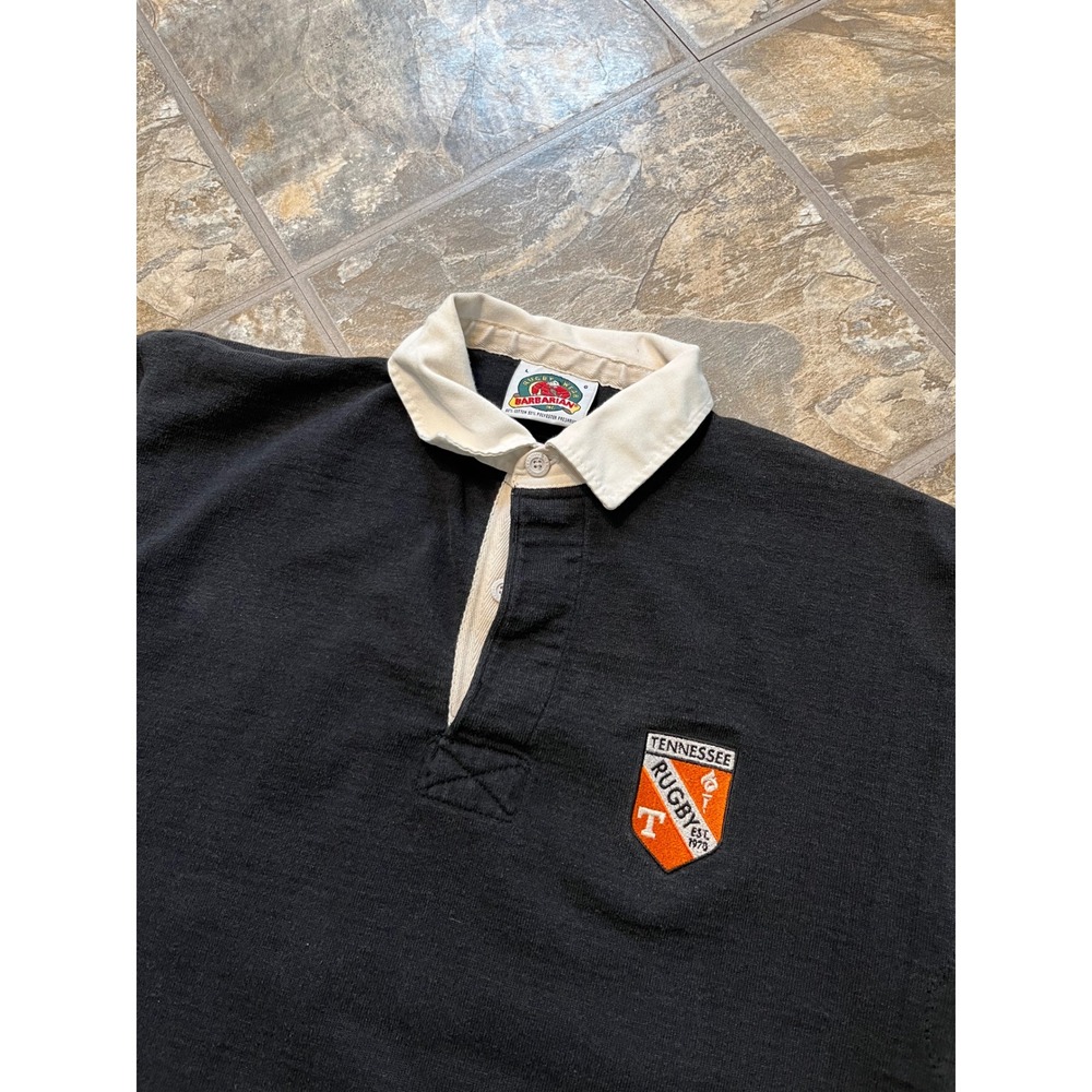 Barbarian Rugby Shirt Mens Large Black Vintage Tennessee Rugby 18 - Picture 3 of 7